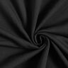 Light Cotton Sweatshirt Fabric Plain – black,  thumbnail number 1