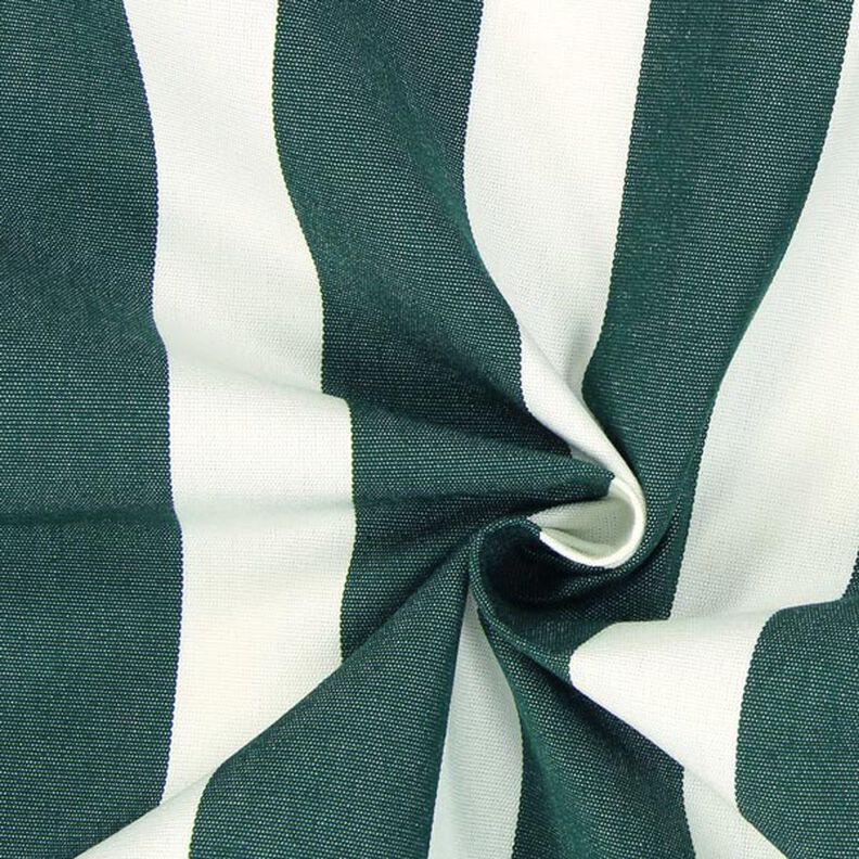 Outdoor Fabric Acrisol Listado – offwhite/dark green,  image number 2