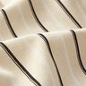 Linen Blend Stripes – almond/black,  thumbnail number 2