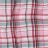 Double Gauze/Muslin Lurex checked | Poppy Fabrics – rosé/metallic gold,  thumbnail number 2