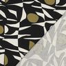 Viscose Linen Blend geometric pattern – black/olive,  thumbnail number 4