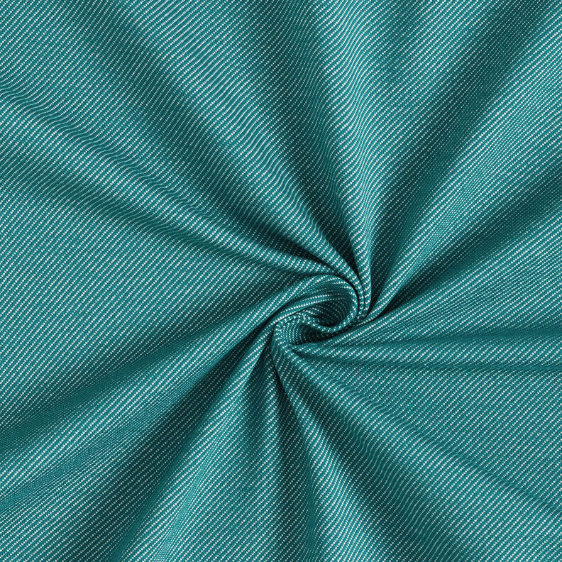 Cotton Jersey Denim look – petrol | Remnant 50cm,  image number 1