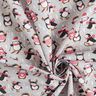 Cotton Cretonne Penguins – silver grey,  thumbnail number 3