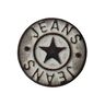 Patent Jeans Button Star – antique silver metallic,  thumbnail number 1