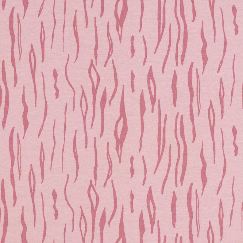 Zebra cotton jersey – light dusky pink, image number 1