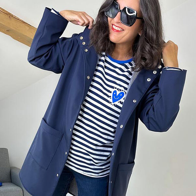 Softshell Plain – navy blue,  image number 8
