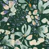 viscose fabric Spring Blossoms Digital Print – dark green/pale mint,  thumbnail number 2