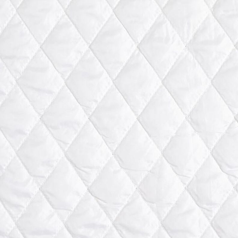 Quilted lining rhombus – white,  image number 1
