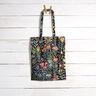 Decor Fabric Tapestry Fabric Small flowers – black,  thumbnail number 7