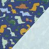French Terry Dinosaurs | Poppy Fabrics – indigo/light blue,  thumbnail number 4