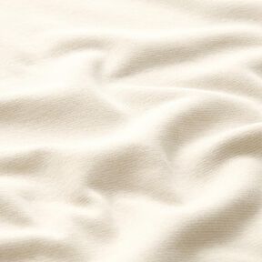 Brushed Sweatshirt Fabric plain Lurex – offwhite/gold, 