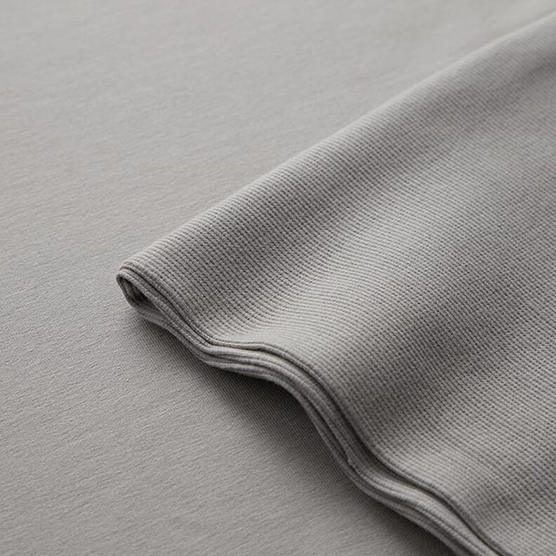 GOTS 2x2 Ribbing | Tula – silver grey,  image number 5