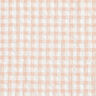 Large gingham check seersucker – white/light dusky pink,  thumbnail number 1