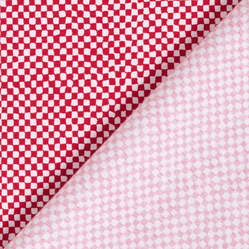 GOTS Cotton Jersey Mini Check | TCC x LOOKS by Wolfgang Joop – red/white,  image number 6