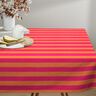 Decor Fabric Half Panama Block Stripes – intense pink/orange,  thumbnail number 9
