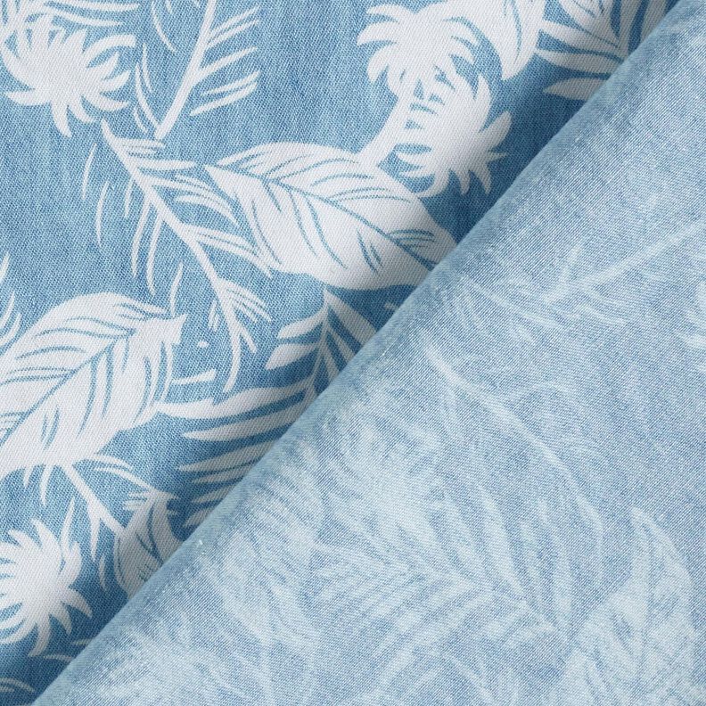 cotton chambray palms – light blue/ivory,  image number 4