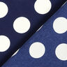 Crepe Weave polka dots [2.5 cm] – navy blue,  thumbnail number 4
