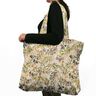 Decorative fabric, half panama olive branches, recycled – light beige,  thumbnail number 7