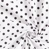 Cotton Poplin Large Dots – white/black,  thumbnail number 5