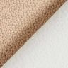 Upholstery Fabric Leather Look – dark beige,  thumbnail number 3