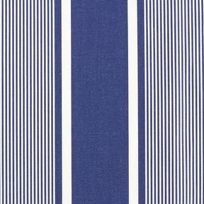 Outdoor Fabric Canvas Stripes – navy blue/white, 