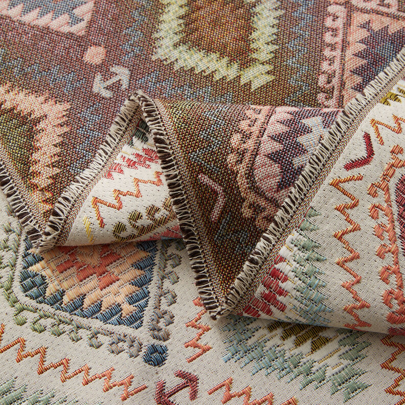 Decor Fabric Jacquard Indian carpet – light beige,  image number 3
