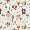 Cretonne Woodland Animals – white,  thumbnail number 1