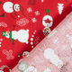 Cotton Cretonne Snowmen – red/white,  thumbnail number 4