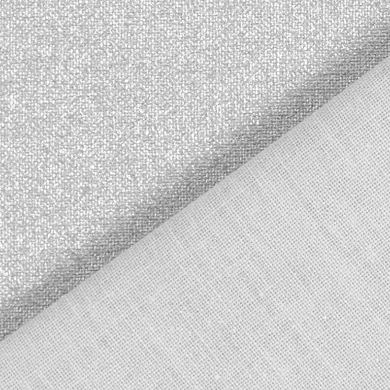 Coated Cotton Glitter – silver metallic,  image number 3