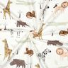 Cotton Jersey Steppe Animals Digital Print | Poppy Fabrics – ivory/dark brown,  thumbnail number 3