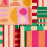 Decor Fabric Half Panama colorful variations – light yellow/pastel violet,  thumbnail number 5