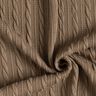 Knit Cloqué Cable-knit print – dune,  thumbnail number 3