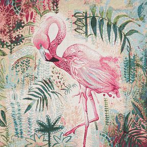 Tapestry Decor Fabric Panel Flamingo – beige/pink, 