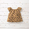 Double Gauze/Muslin leopard print – antique gold/red lilac,  thumbnail number 6