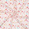 GOTS Cotton Jersey colorful flowers Digital Print | Poppy Fabrics – white/apricot,  thumbnail number 3