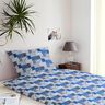 Cotton Cretonne patchwork-look – white/blue,  thumbnail number 6
