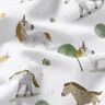 Organic Cotton Jersey Horses and Unicorns Digital Print – offwhite,  thumbnail number 2