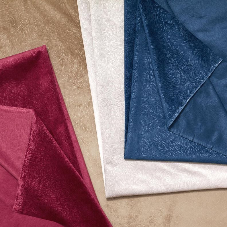 Decor Velvet Abstract branches – berry,  image number 5