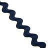 Serrated braid [12 mm] – navy blue,  thumbnail number 1
