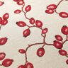 Decor Fabric Tapestry Fabric Rosehips – light beige/red,  thumbnail number 10
