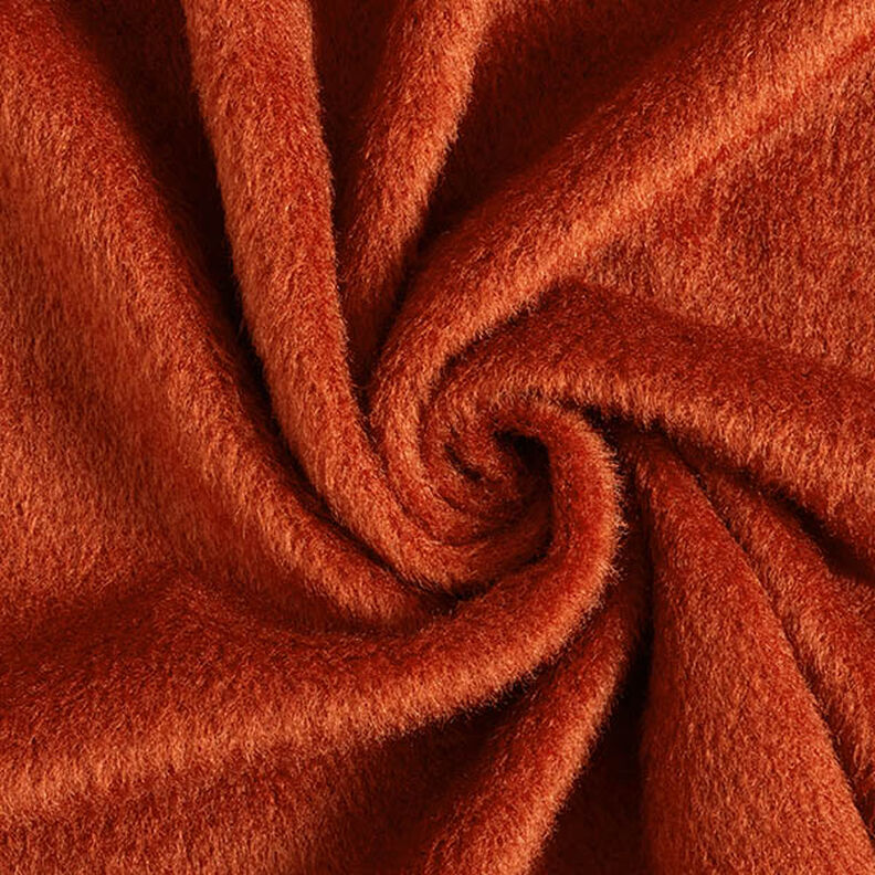 Plain Fluffy Coating Fabric – bronze,  image number 1