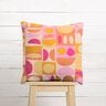Decor Fabric Half Panama colorful variations – light yellow/pastel violet,  thumbnail number 10
