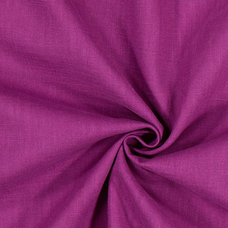 Linen fabric Ramie mix medium – grape,  image number 1