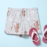 Cotton Poplin Bear and Goose go for a walk – silver grey/light brown,  thumbnail number 6