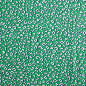 Coated Cotton abstract Leo | Poppy Fabrics – green/pink, 