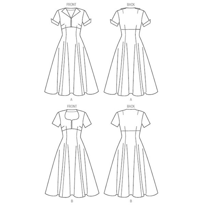 Vintage - Dress 1952, Butterick 6018 | 6 - 14,  image number 8