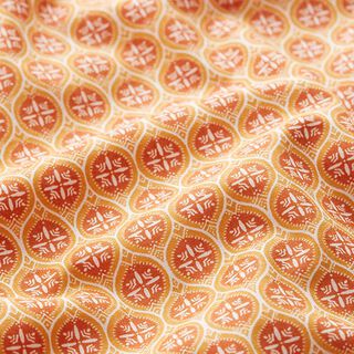 Cotton Cretonne Tile Ornaments – orange, 
