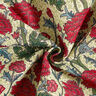 Decor Fabric Tapestry Fabric artistic peonies – light beige/carmine,  thumbnail number 4