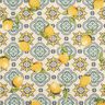 Decor Fabric Tapestry Fabric lemon tiles – natural/lemon yellow,  thumbnail number 1