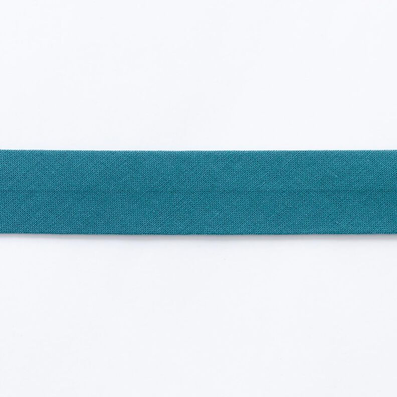 Bias binding Organic cotton [20 mm] – petrol,  image number 1